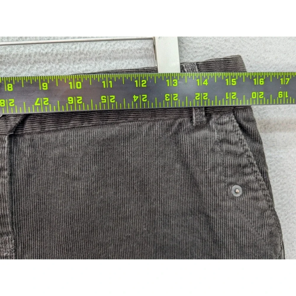 J. Crew Skirt Womens Size 4 Corduroy Pencil Brown Zip Stretch Classic Y2K‎ Retro